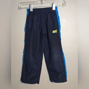 Vintage 90's Boy's Nike Blue Label Lined Windbreaker Pants, Size 4